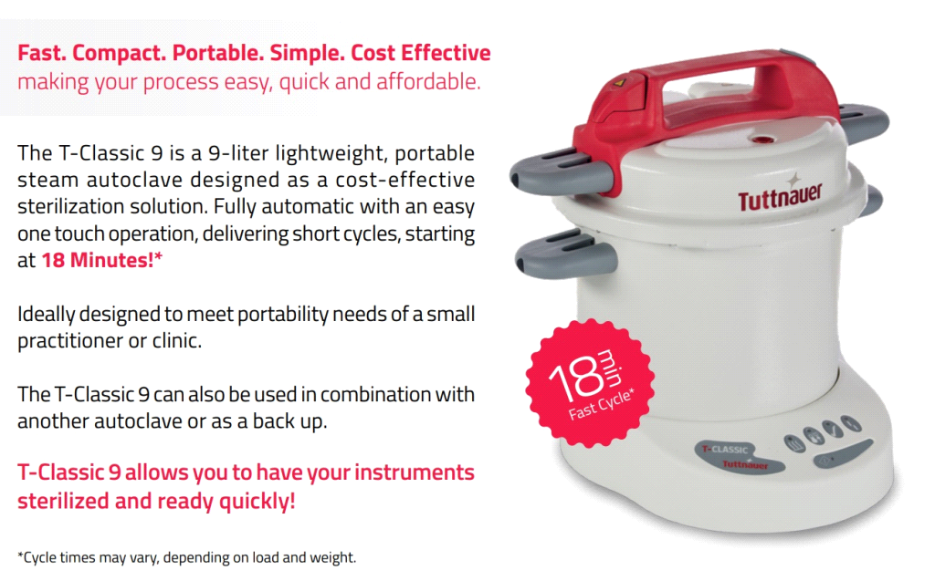 Prestige 2100 Autoclave (Non-Refundable Item)