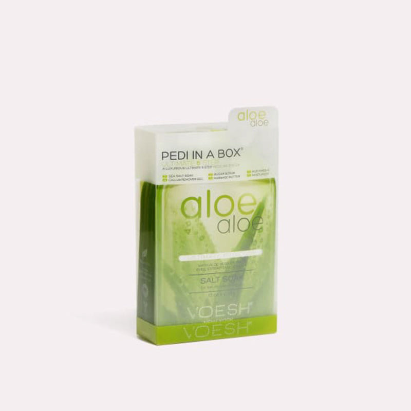 Voesh Ultimate 6 Step Pedi Kit - Aloe Aloe