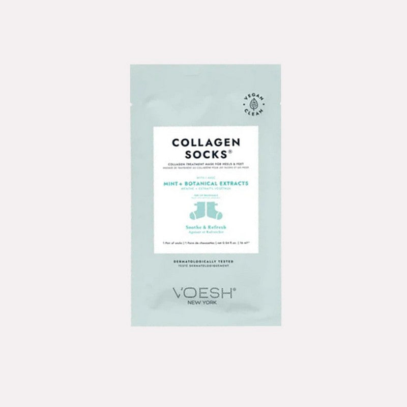 Voesh Collagen Socks w/Argan Oil + Floral Extract 1pr