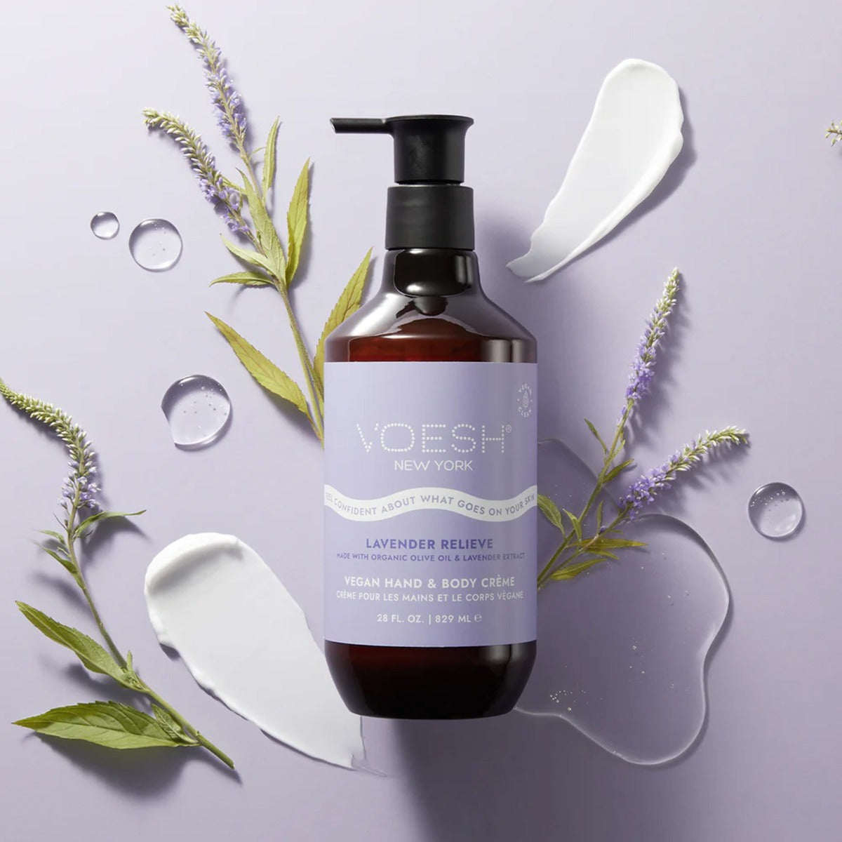 Vegan Body & Hand Creme - Lavender Relieve Lotion 28 oz