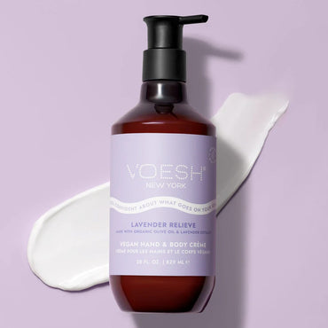 Vegan Body & Hand Creme - Lavender Relieve Lotion 28 oz-7