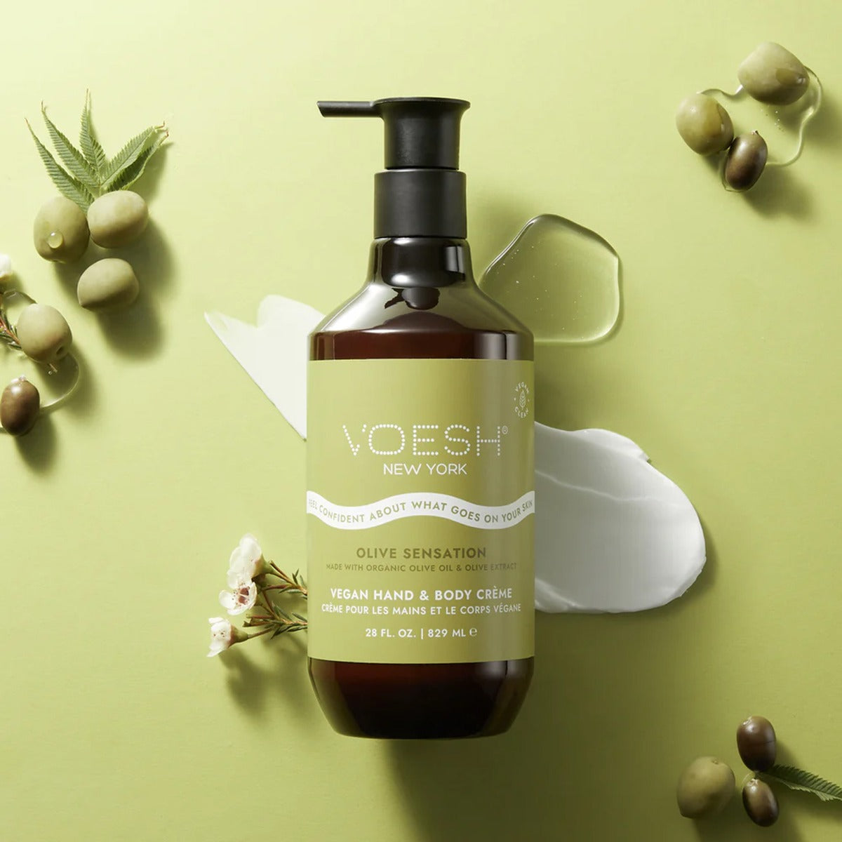Vegan Body & Hand Creme - Olive Sensation Lotion 28 oz