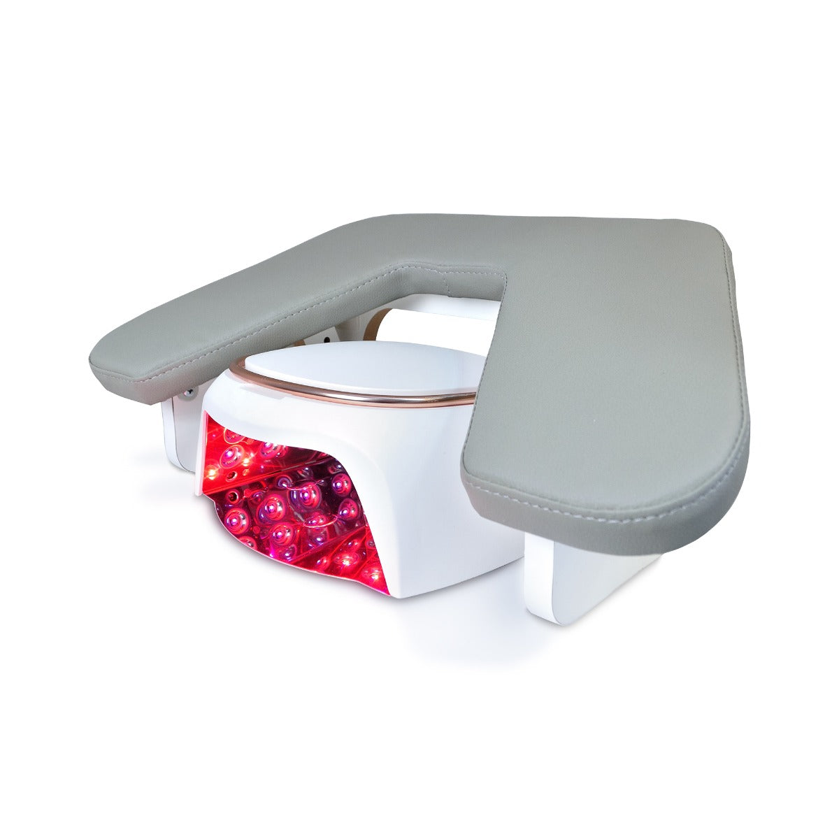 U-Shaped Armrest - Light Grey