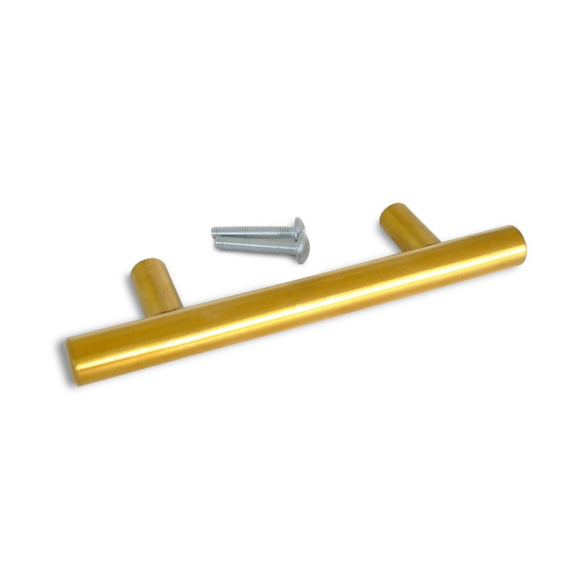 Brushed Gold Pull C/C 3"