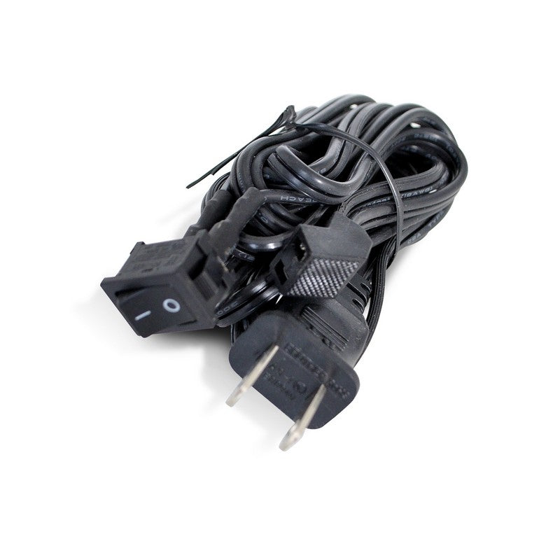 Double Fan power cord w/2 Head & Switch - 122"
