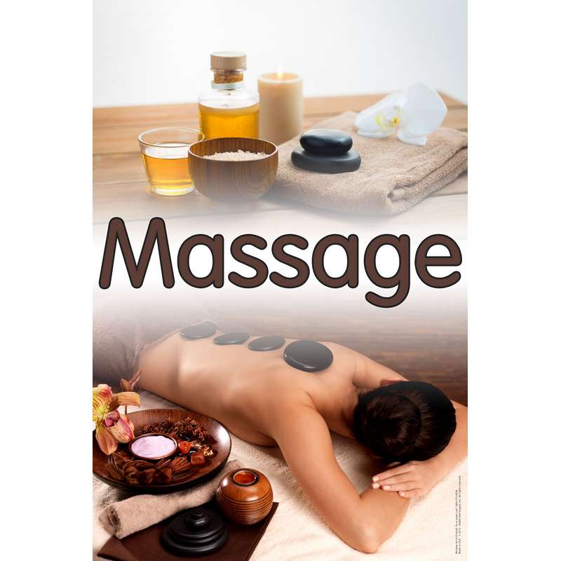 Holographic Window Decal - Massage - H-18 S